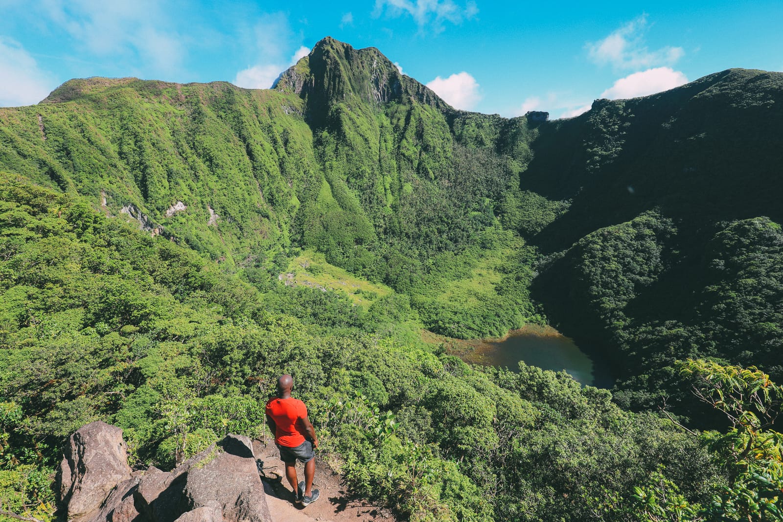 hiking mount liamuiga