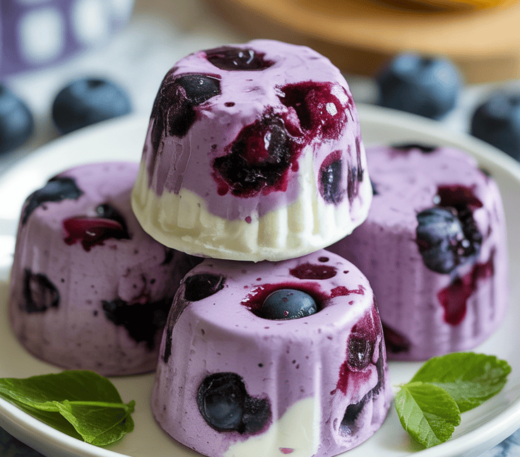 blueberry swirl yogurt