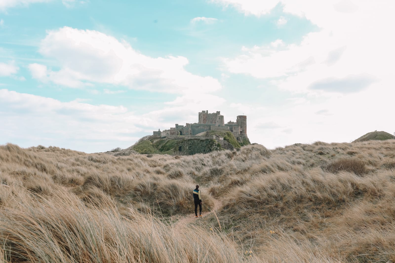 visiting beautiful bamburgh
