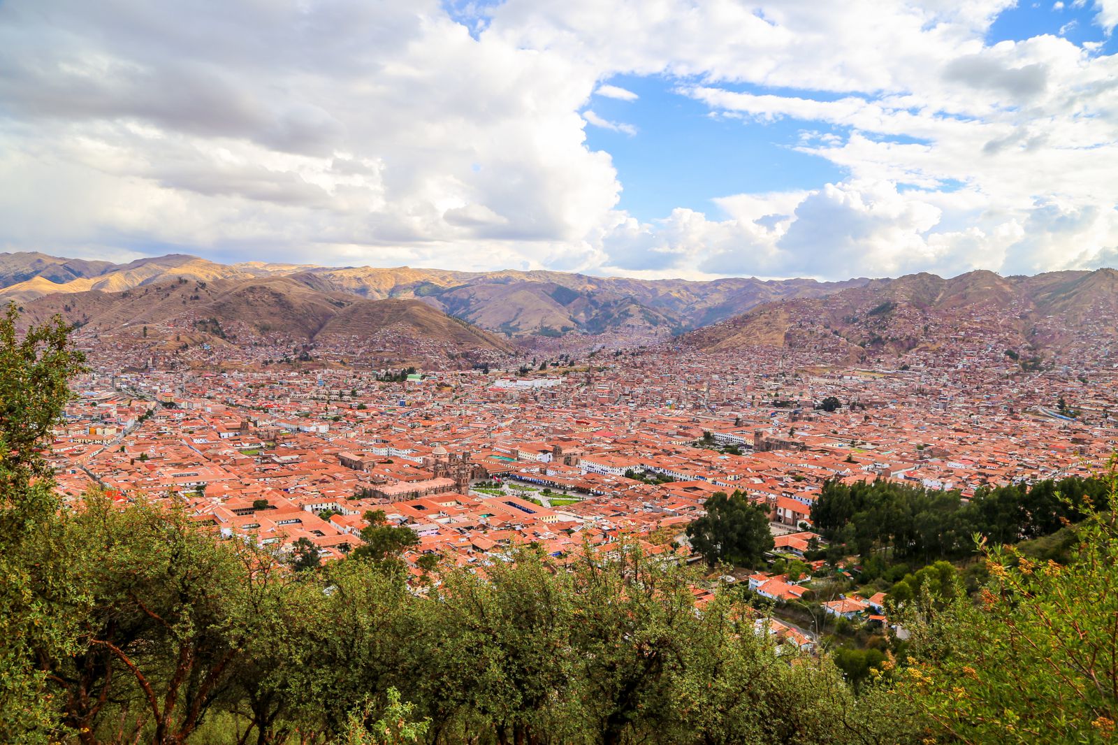exploring inca ruins