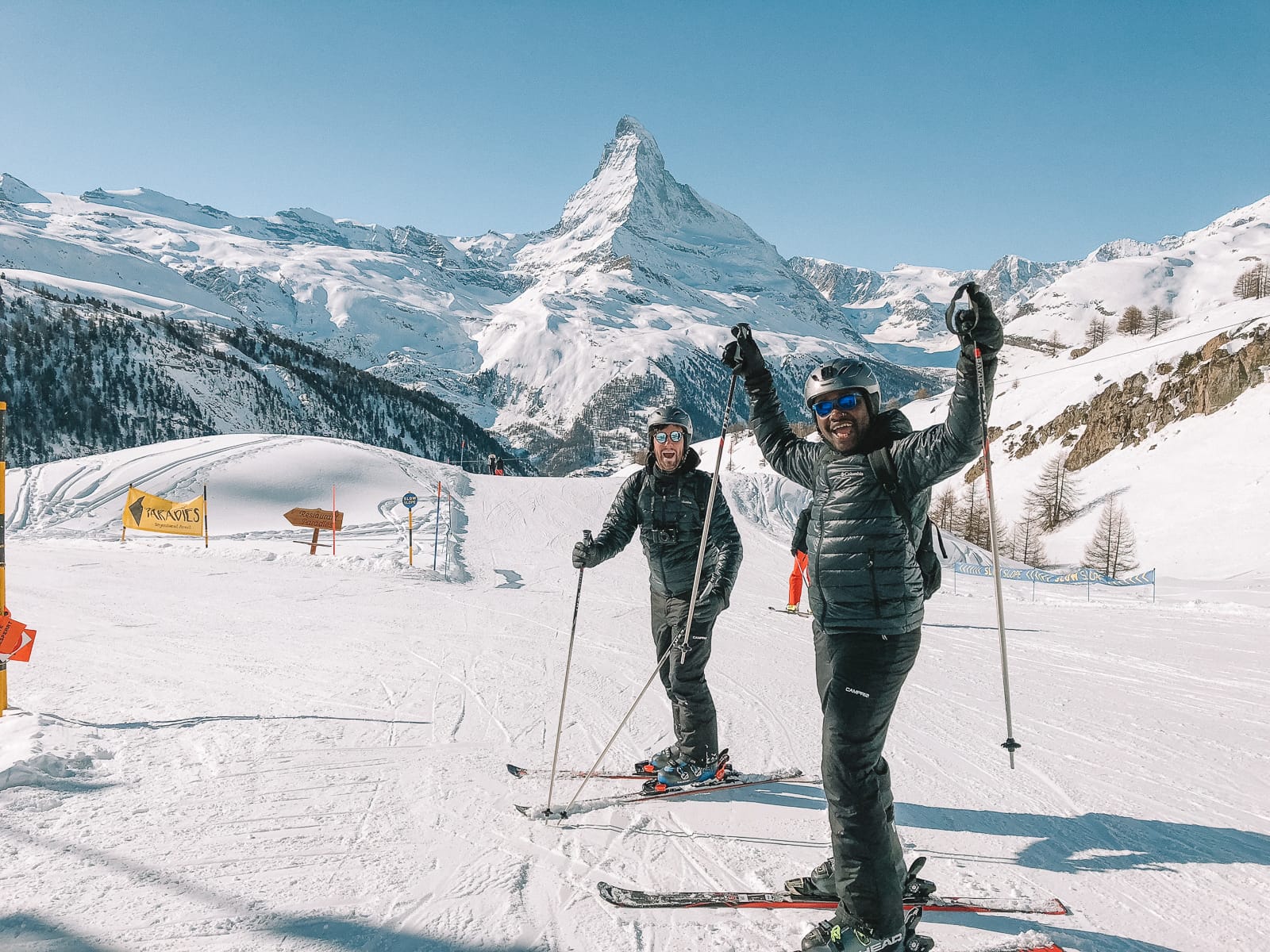 skiing zermatt switzerland