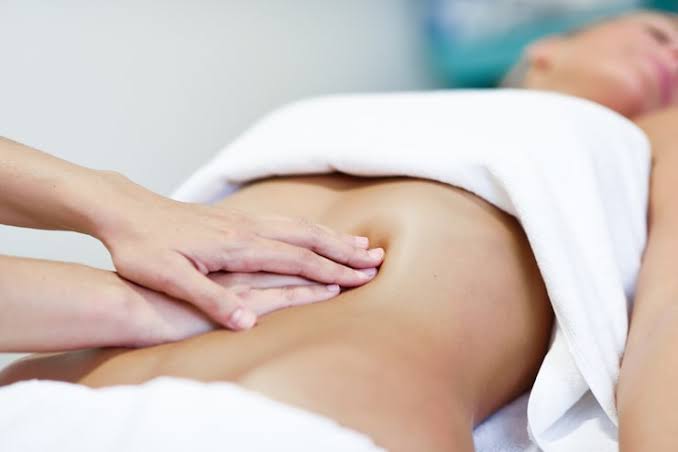 stomach massage bloating