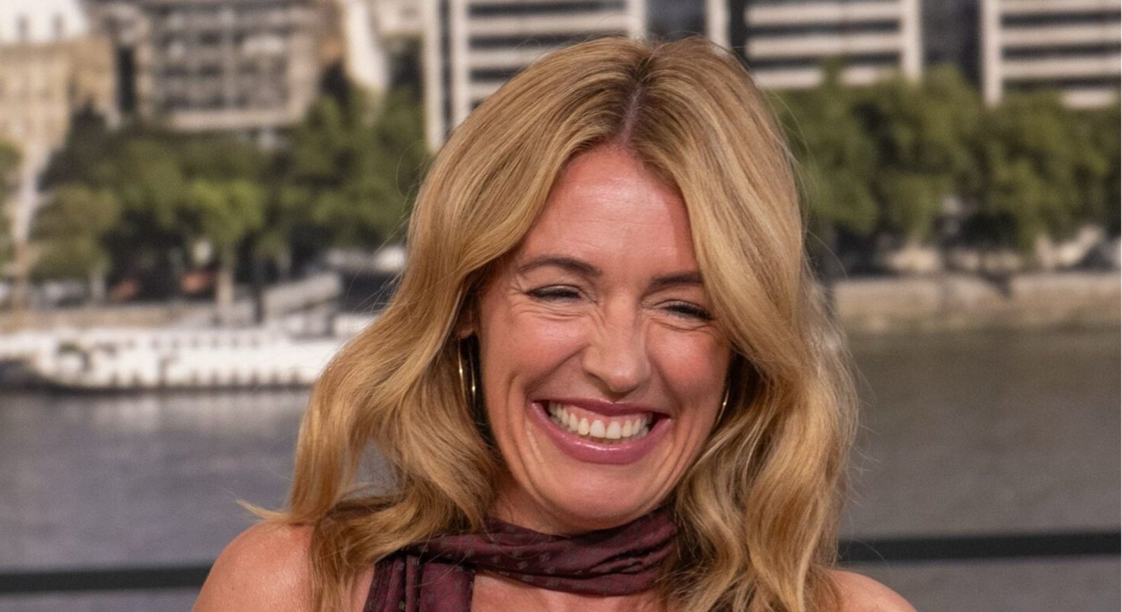 cat deeley stuns