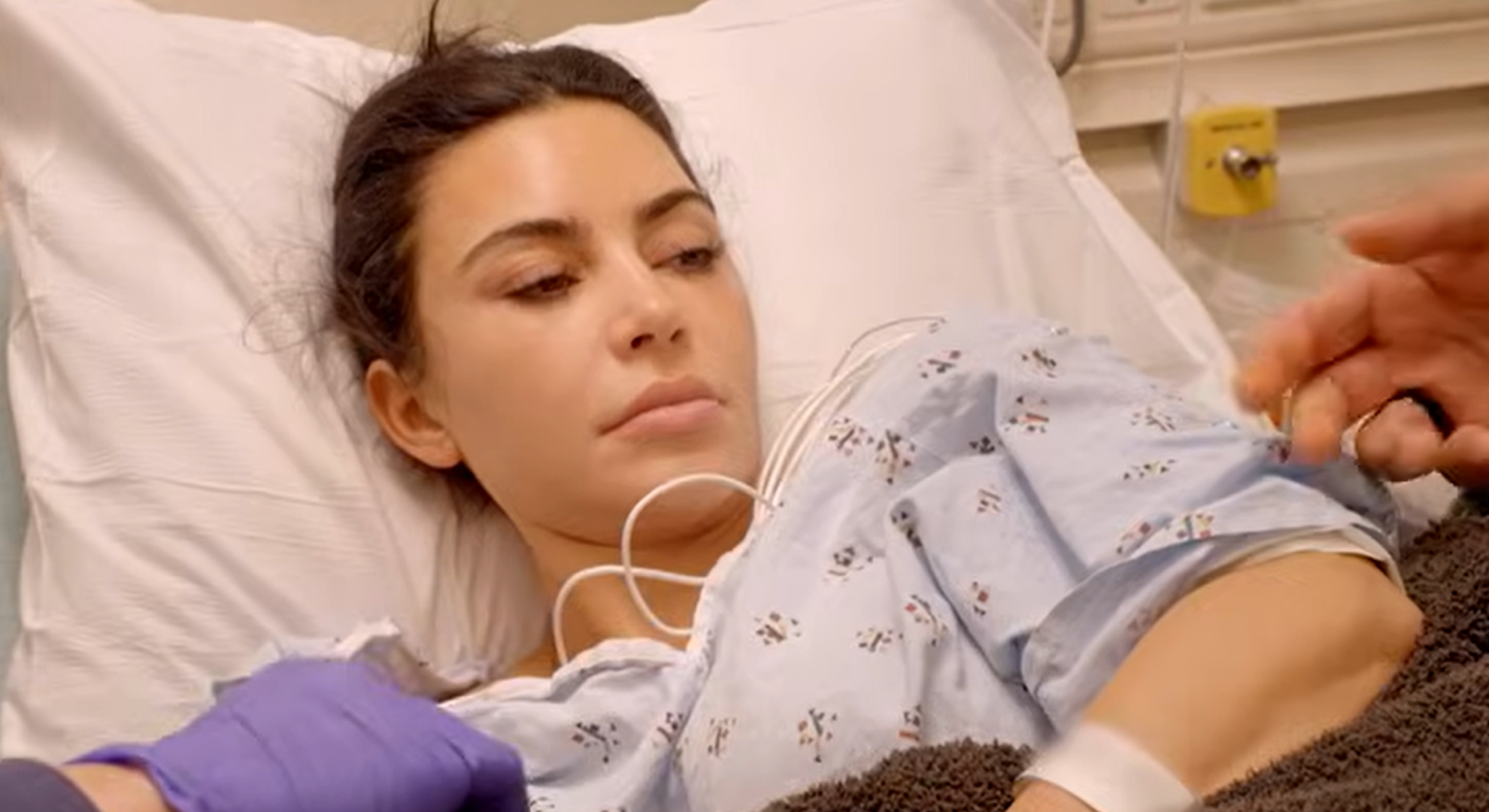 tearful kim kardashian