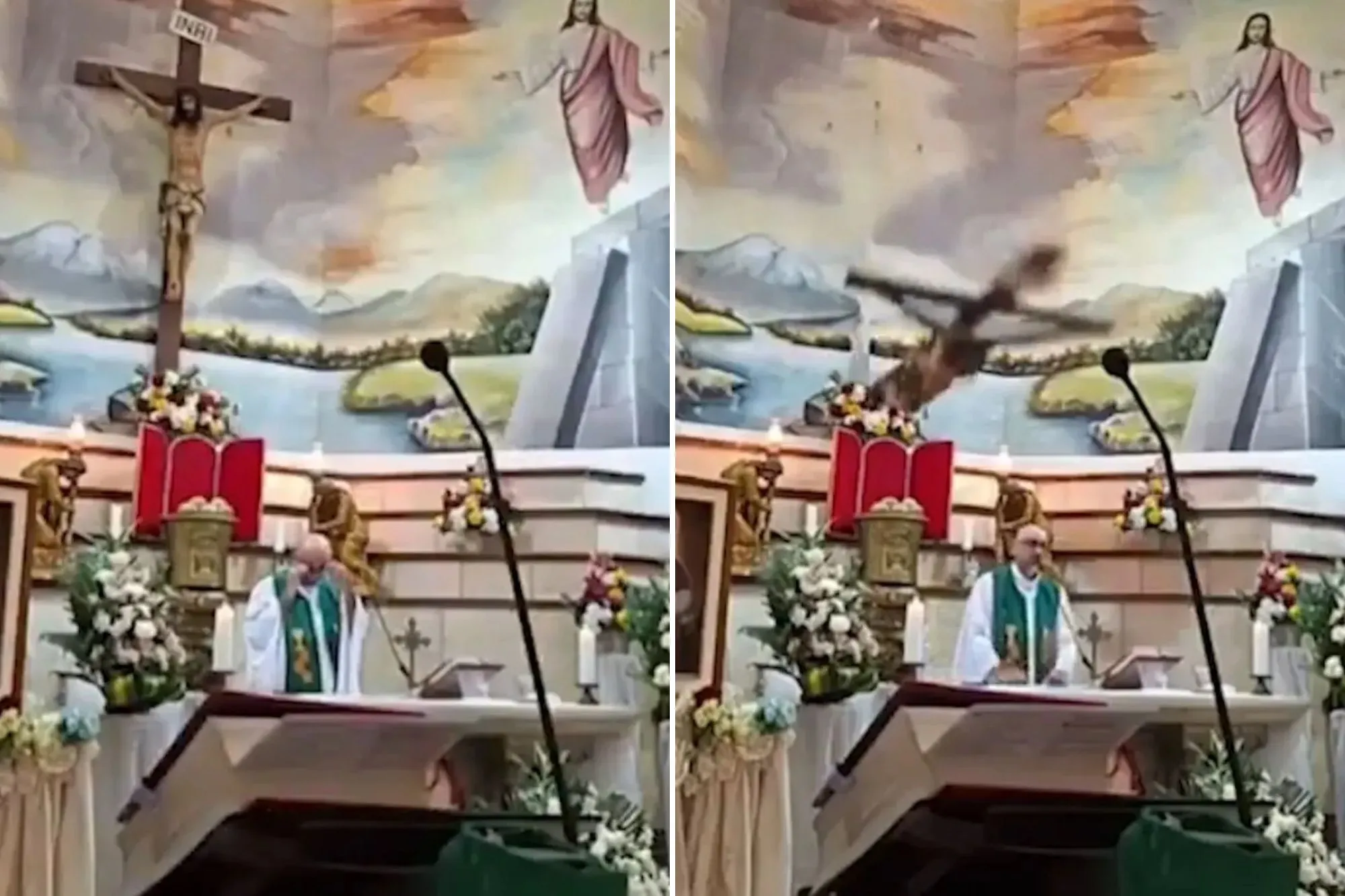 church horror priest