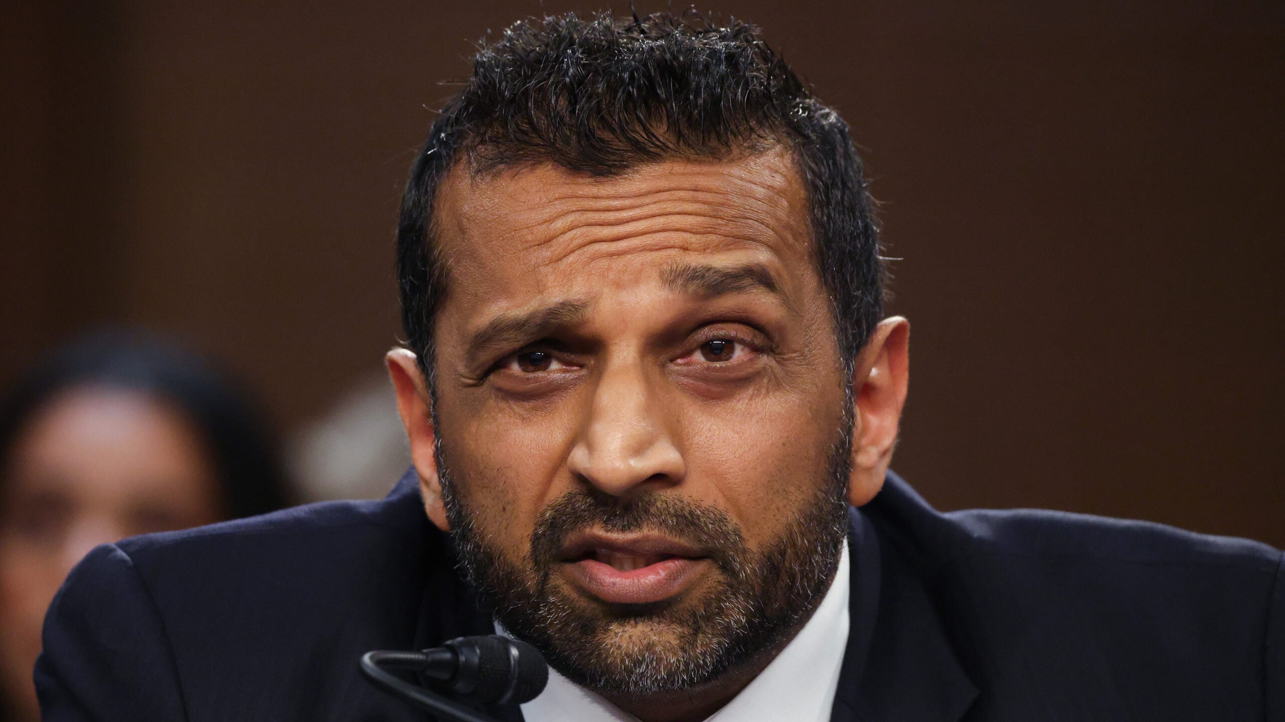 kash patel desperately