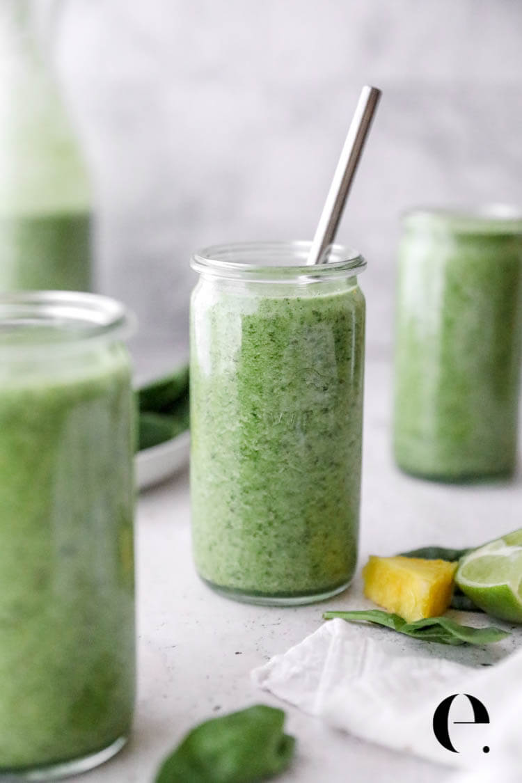 pineapple spinach smoothie