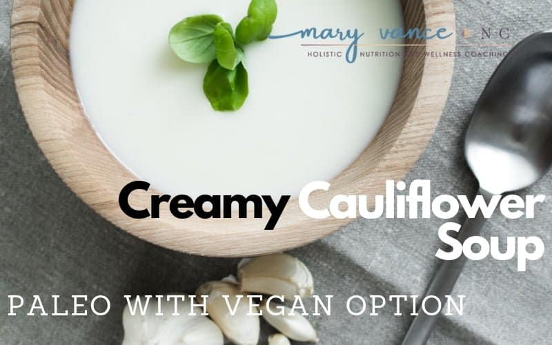 creamy cauliflower soup