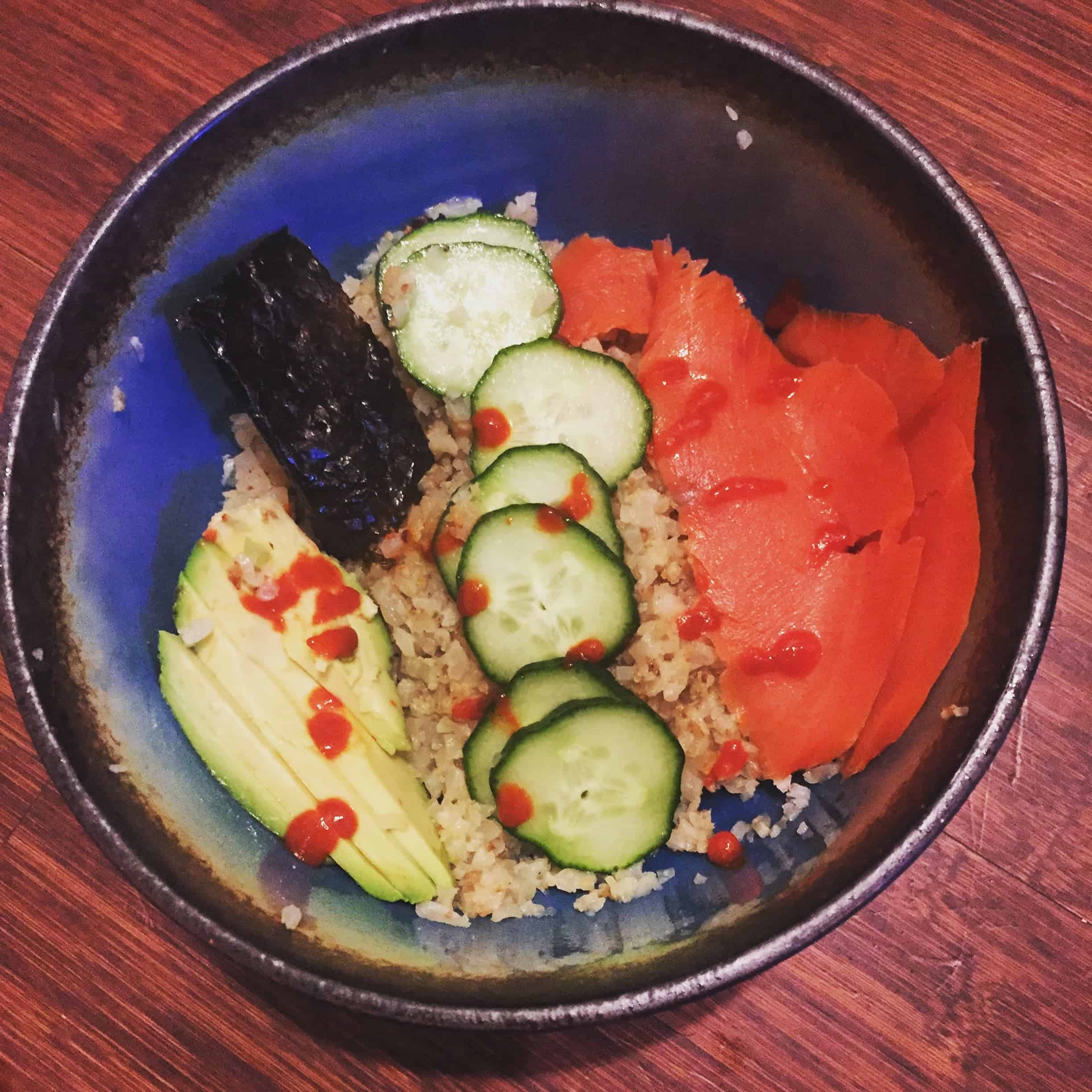 healthy rice bowl