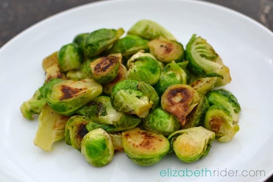 pan roasted brussels