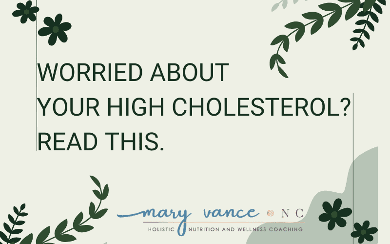 high cholesterol should
