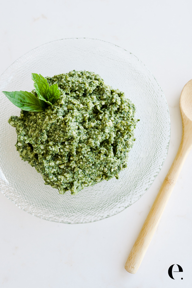 vegan basil pesto