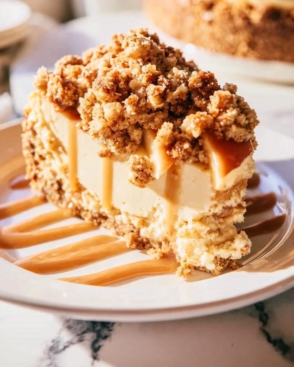 apple crisp cheesecake