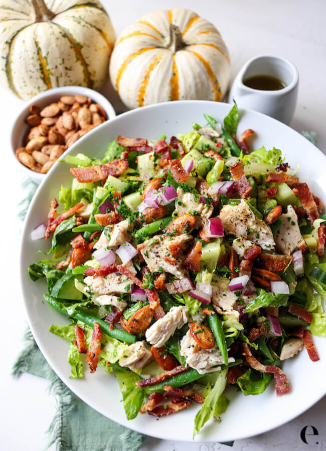 leftover turkey chopped