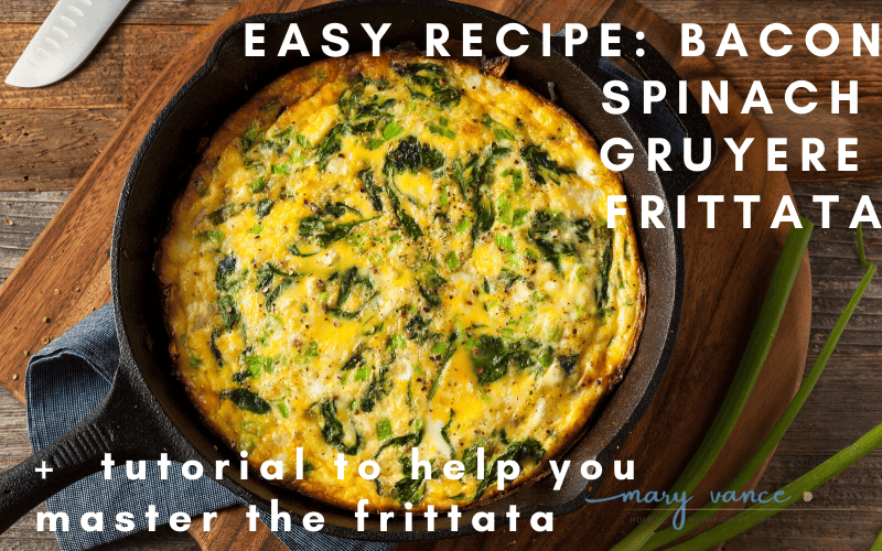 spinach bacon gruyere