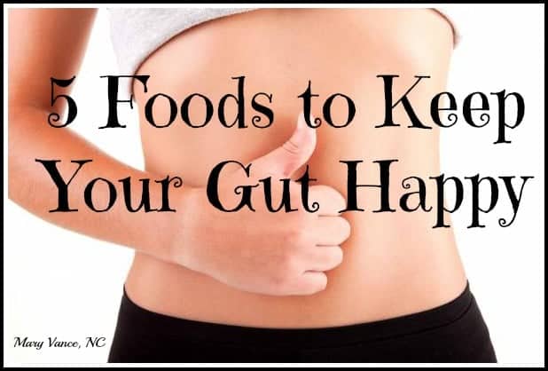 five foods gut