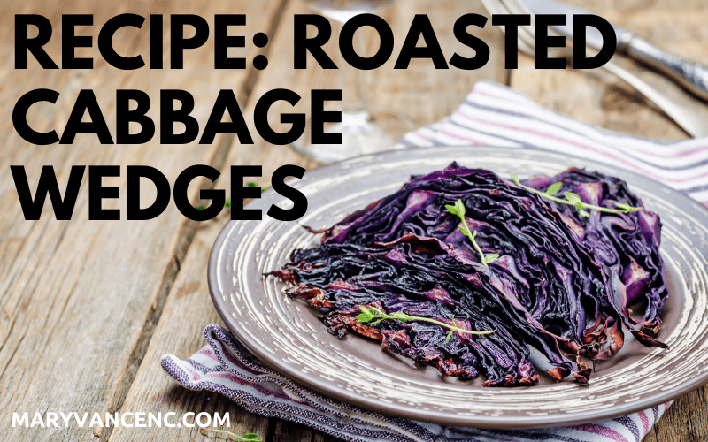 roasted cabbage wedges