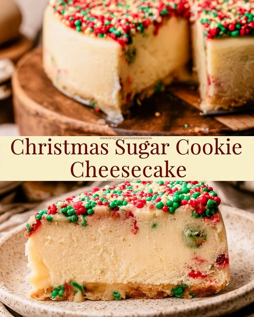 sugar cookie cheesecake