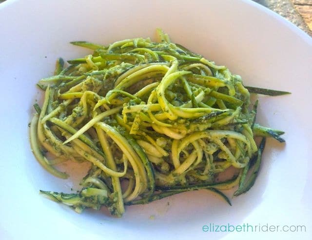 zucchini noodles avocado