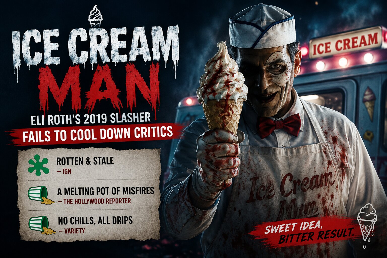 Ice Cream Man: Eli Roth’s 2019 Slasher Fails to Cool Down Critics