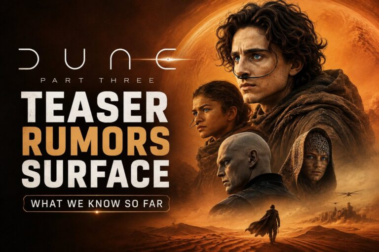 Dune Part Three Teaser Rumors Surface