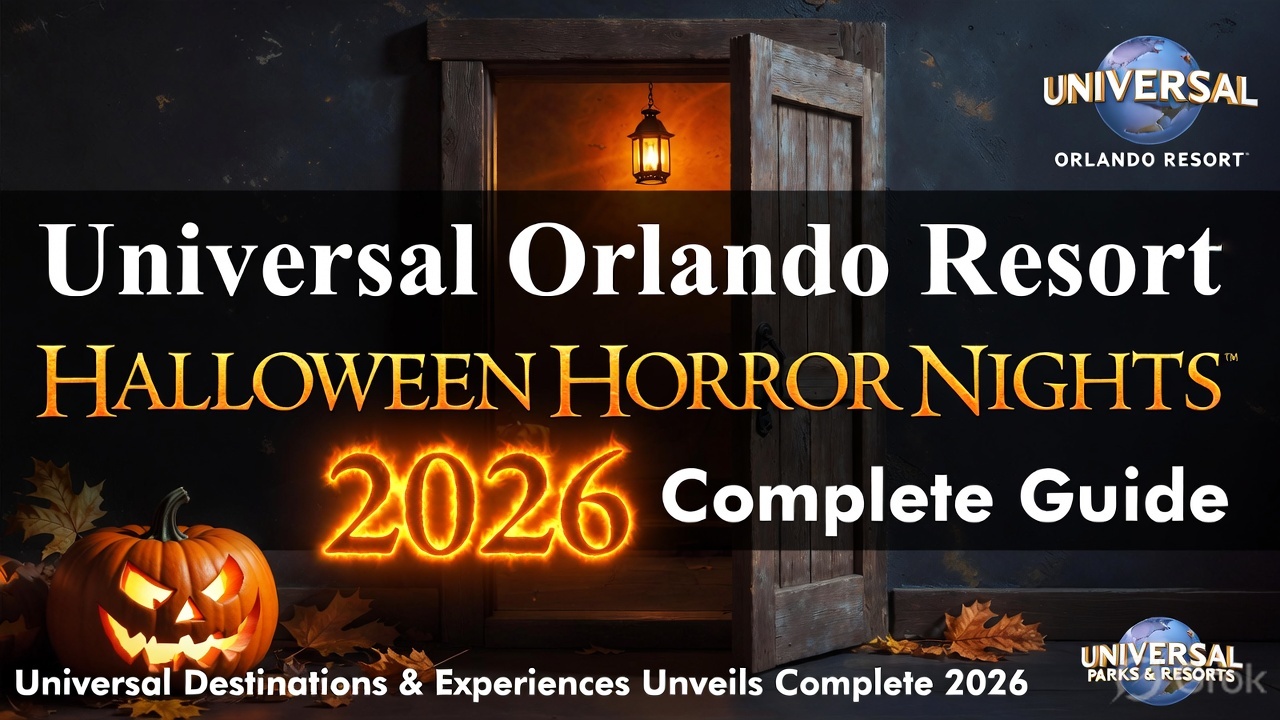 Universal Destinations & Experiences Unveils Complete 2026 Halloween Guide