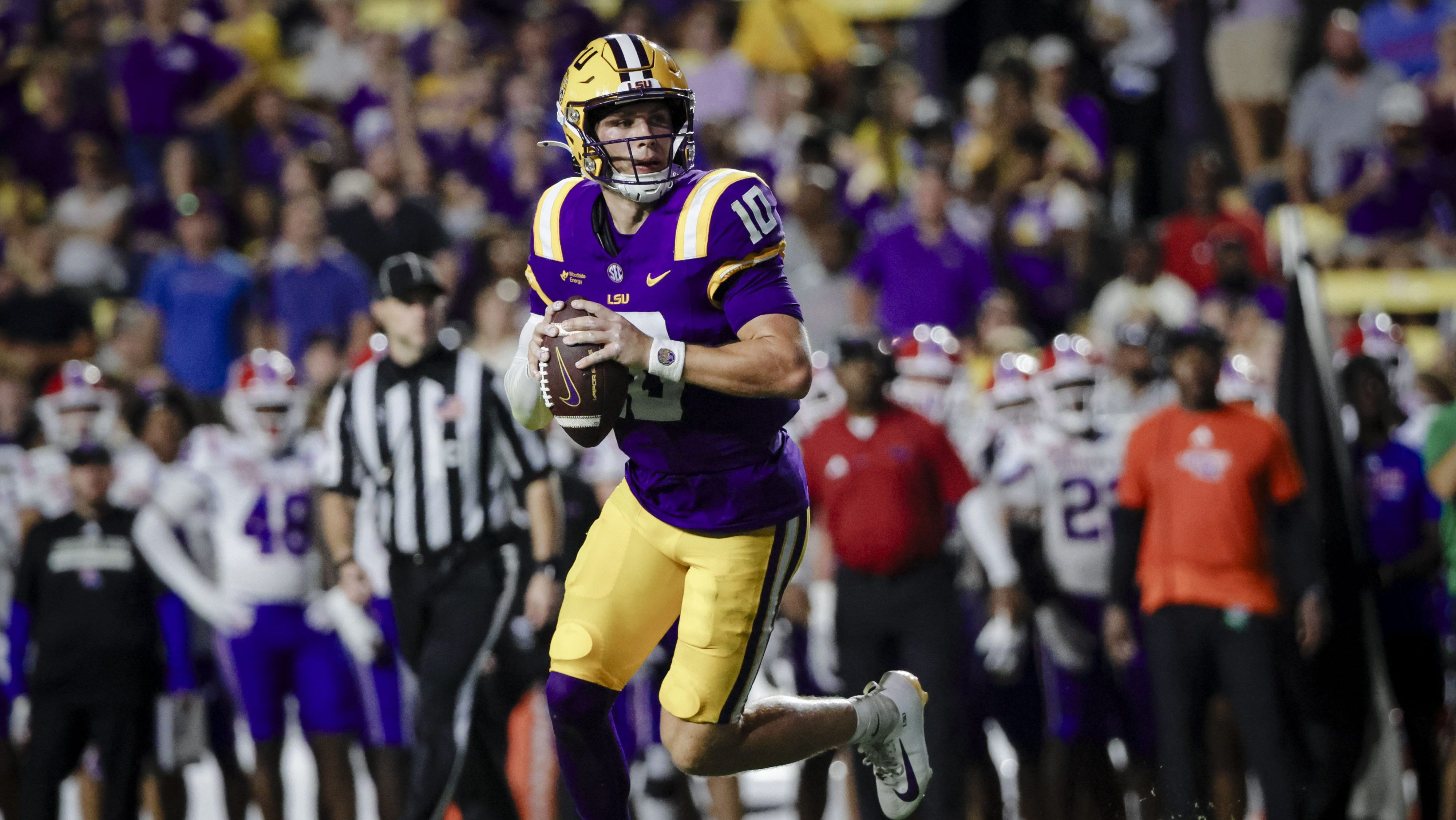 lsu quarterback listed