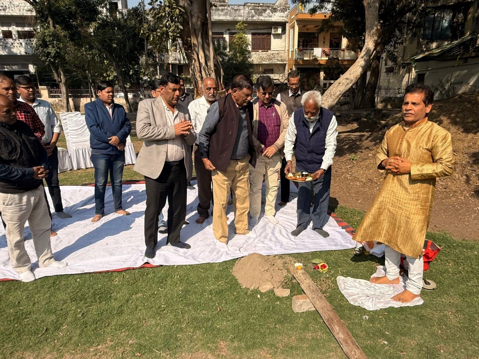 बाबा श्याम के भव्य दरबार की रखी गई आधारशिला