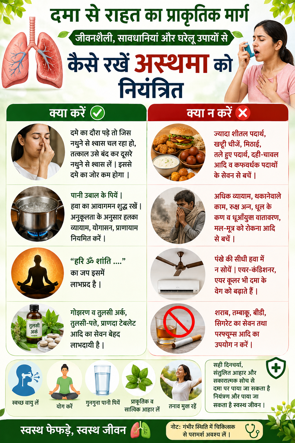 दमा से राहत का प्राकृतिक मार्ग