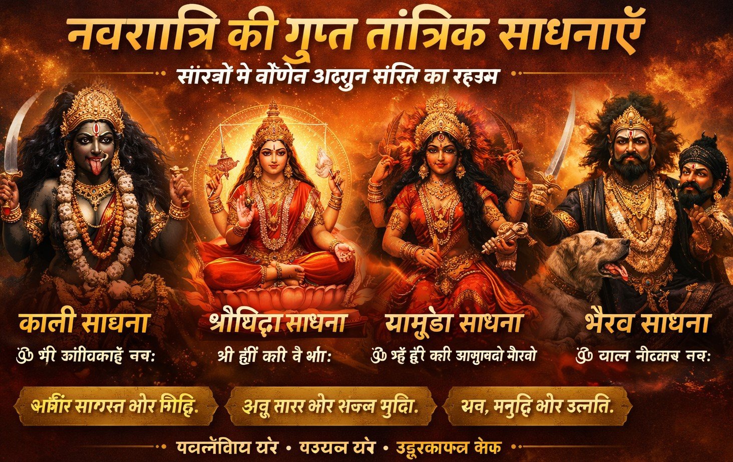 नवरात्रि की गुप्त तांत्रिक साधनाएँ: शास्त्रों में वर्णित अद्भुत शक्ति का रहस्य
