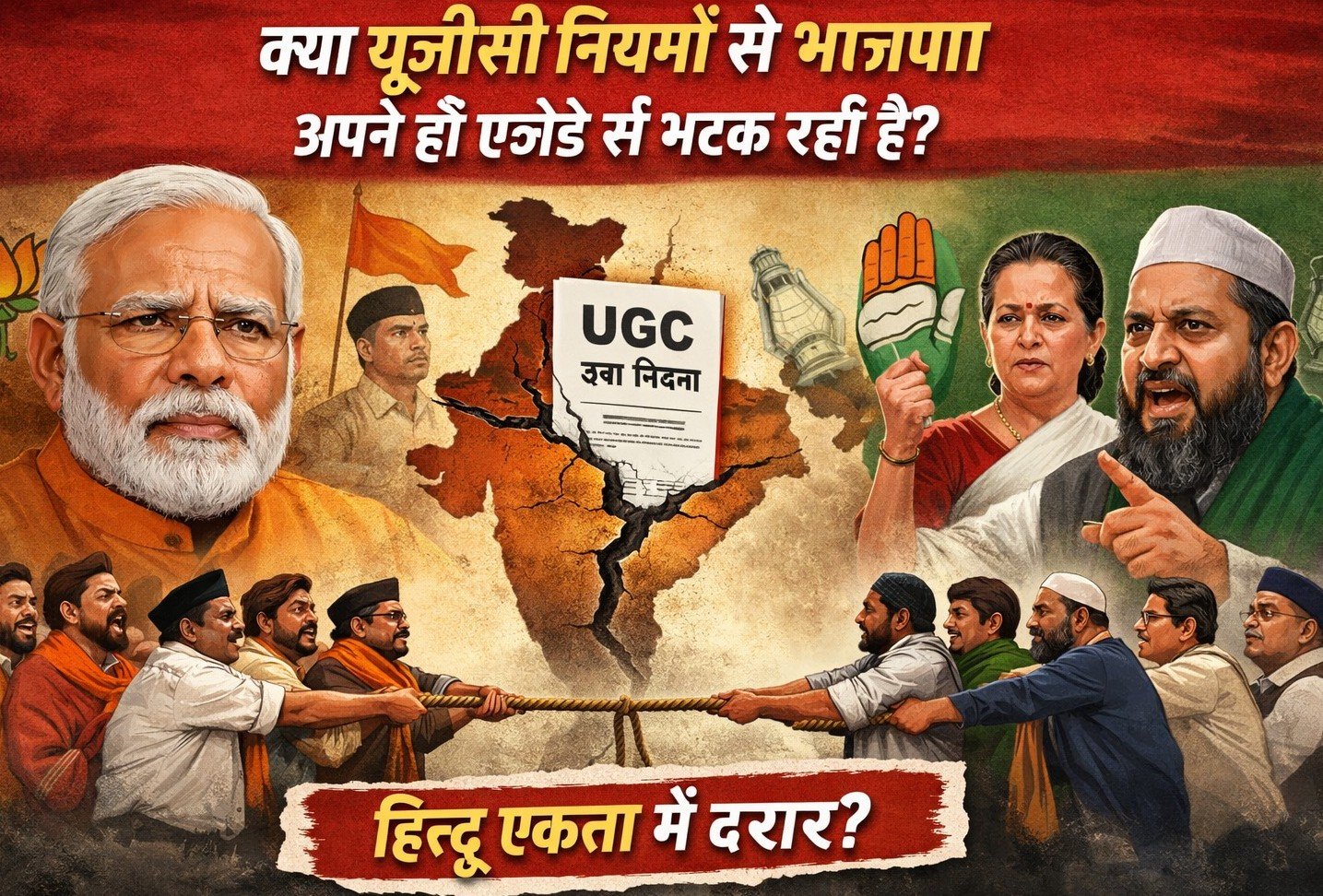 यूजीसी नियम पर उठे सवाल: क्या भाजपा अपनी ही विचारधारा से भटक रही है?