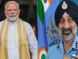 पाकिस्तान के साथ बढ़ते तनाव:  वायुसेना प्रमुख ने पीएम मोदी से की मुलाकात