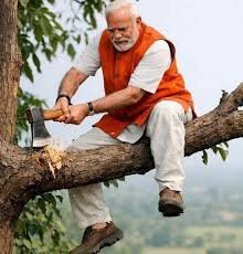जिस डाल पर बैठे हैं मोदी, उसी को काटने में जुटे हैं!