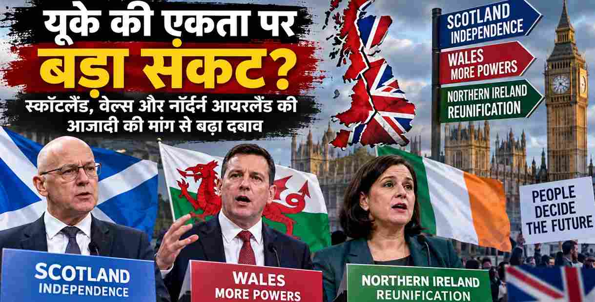 UK टूटने की आहट? स्कॉटलैंड, वेल्स और नॉर्दर्न आयरलैंड ने मिलकर बढ़ाया दबाव, आजादी और जनमत संग्रह की मांग तेज?