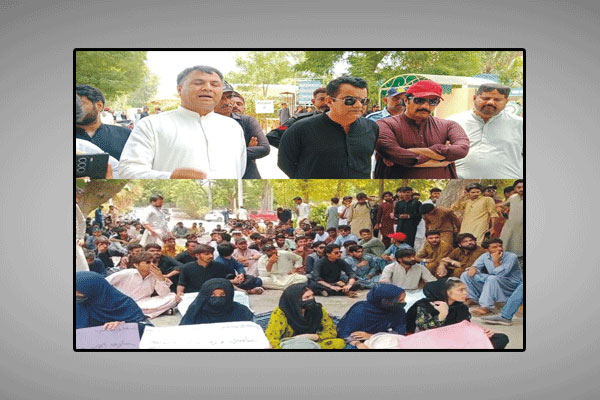 ٹنڈوجام،سندھ زرعی یونیورسٹی کی مذکراتی ٹیم طلبہ کے احتجاجی دھرنے میں ان کے مطالبات منظور کرنے کا اعلان کر رہی ہے