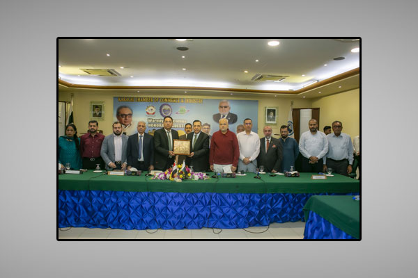 کراچی چیمبر کی سبکدوش عراقی قونصل جنرل کے اعزاز میں الوداعی تقریب