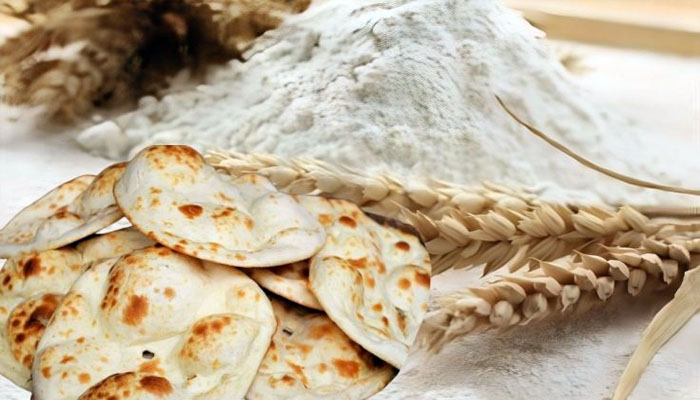 گندم آٹے روٹی