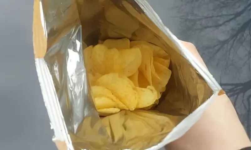 chip bags filled