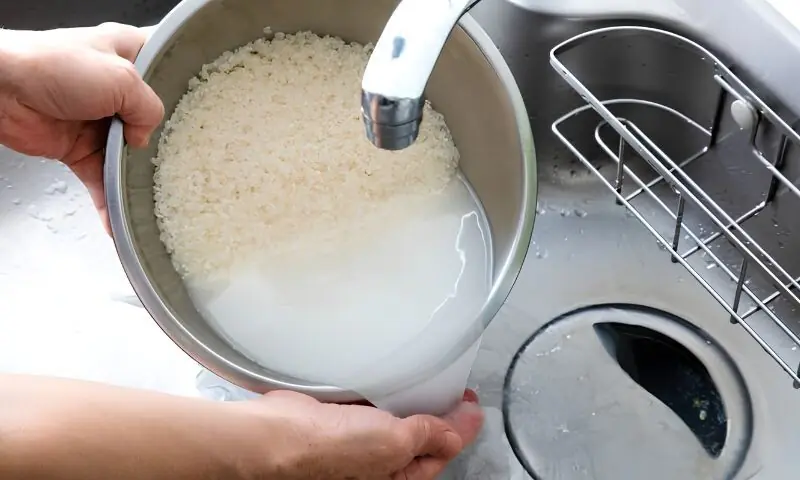 rice water hair