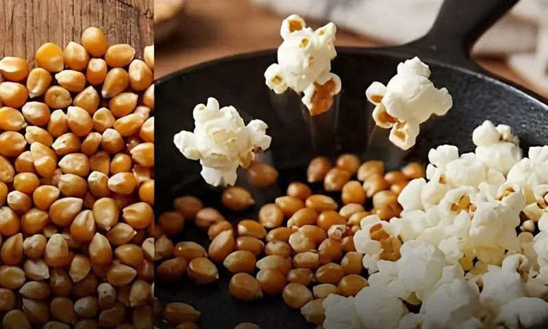 popcorn explodes heated