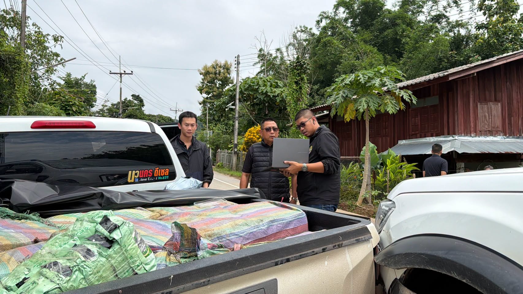 police seize half
