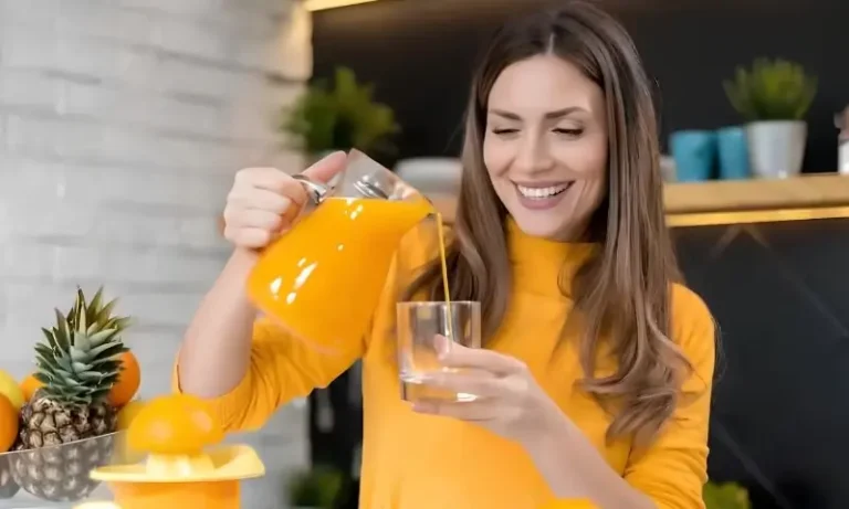 glass fruit juice