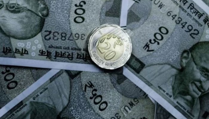 indian rupee hits