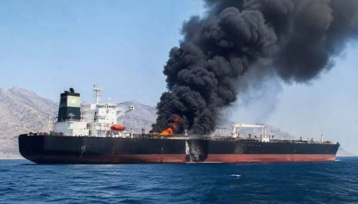 oil tanker hit