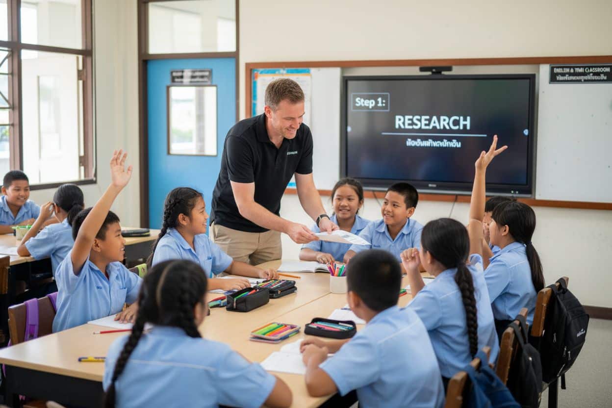 teaching english thailand