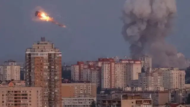 overnight missile barrage