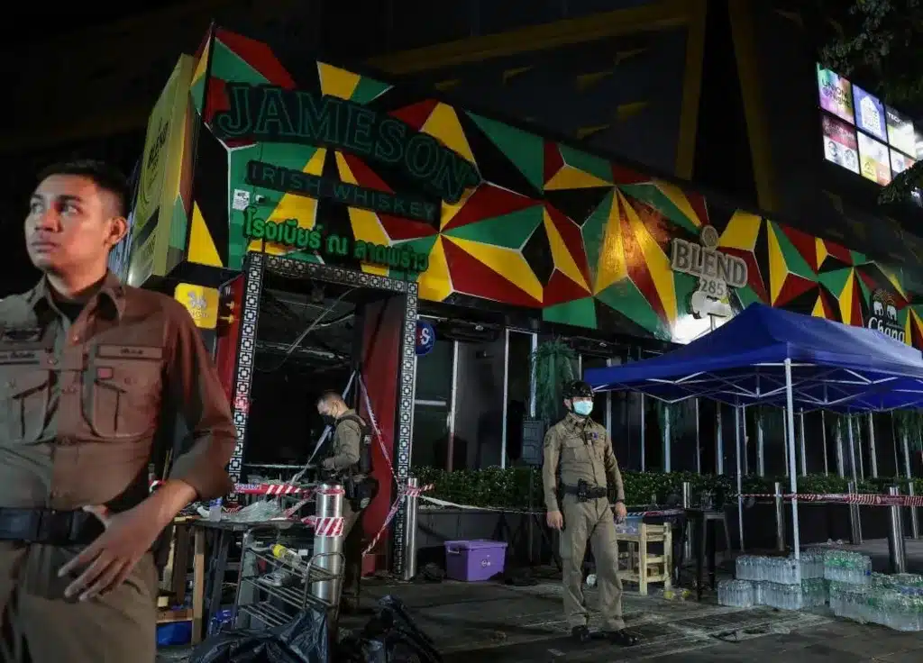 bangkok pub fire