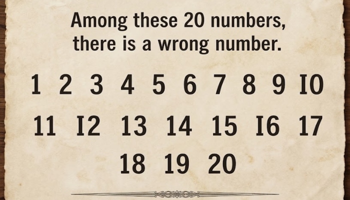 find mistake