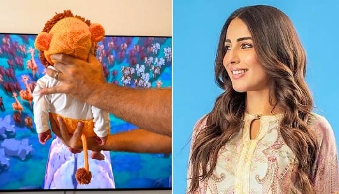 ushna shah welcomes