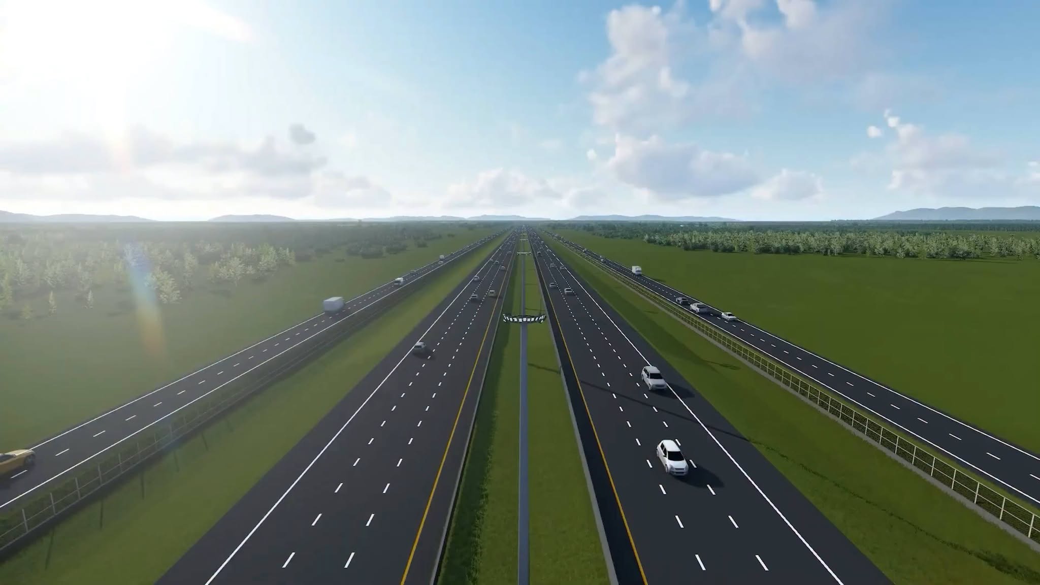motorway towards chaam